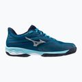 Încălțăminte de tenis pentru bărbați Mizuno Wave Exceed Light 2 AC moroccan blue / white / bluejay 9