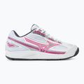 Încălțăminte de tenis pentru femei Mizuno Break Shot 4 AC white / pink tetra / turbulence 2