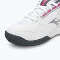 Încălțăminte de tenis pentru femei Mizuno Break Shot 4 AC white / pink tetra / turbulence 7