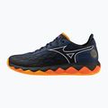 Încălțăminte de tenis pentru bărbați Mizuno Wave Enforce Tour Padel dress blues / white / carrot curl 8