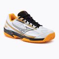 Încălțăminte de tenis pentru bărbați Mizuno Break Shot 4 Padel white / dress blues / carrot curl