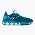 Încălțăminte de tenis pentru bărbați Mizuno Wave Enforce Tour CC moroccan blue/white/bluejay 2