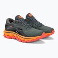Încălțăminte de alergat pentru femei Mizuno Wave Sky 7 turbulence/white/carrot curl 5