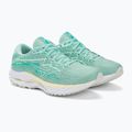 Încălțăminte de alergat pentru femei Mizuno Wave Rider 27 eggshell blue/white/anise flower 5