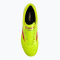 Încălțăminte de fotbal pentru bărbați Mizuno Morelia Sala Elite TF safety yellow/fiery coral 2/galaxy silver 7
