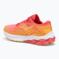 Încălțăminte de alergare pentru femei Mizuno Wave Skyrise 5 dubarry/ white/ citrus 3