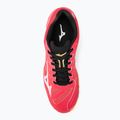 Încălțăminte de volei pentru bărbați Mizuno Wave Voltage radiant red/white/carrot curl 5