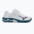 Încălțăminte de volei pentru bărbați Mizuno Wave Voltage white/sailor blue/silver 2