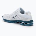 Încălțăminte de volei pentru bărbați Mizuno Wave Voltage white/sailor blue/silver 3