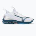 Încălțăminte de volei pentru bărbați Mizuno Wave Lightning Neo2 white/sailor blue/silver 2