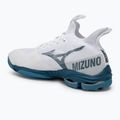 Încălțăminte de volei pentru bărbați Mizuno Wave Lightning Neo2 white/sailor blue/silver 3