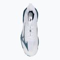 Încălțăminte de volei pentru bărbați Mizuno Wave Lightning Neo2 white/sailor blue/silver 5