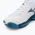 Încălțăminte de volei pentru bărbați Mizuno Wave Lightning Neo2 white/sailor blue/silver 7