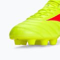 Încălțăminte de fotbal pentru bărbați Mizuno Morelia II Club MD safety yellow/fiery coral 2/galaxy silver 9