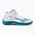 Încălțăminte de volei pentru bărbați Mizuno Thunder Blade Z Mid white/sailor blue/silver 2