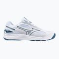 Încălțăminte de volei pentru bărbați Mizuno Cyclone Speed 4 white/sailor blue/silver 8