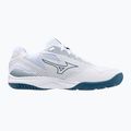 Încălțăminte de volei pentru bărbați Mizuno Cyclone Speed 4 white/sailor blue/silver 9