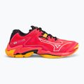 Încălțăminte de volei Mizuno Wave Lightning Z8 radiant red/ white/ carrot curl 2