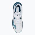 Încălțăminte de volei pentru bărbați Mizuno Wave Lightning Z8 white/sailor blue/silver 5