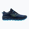 Încălțăminte de alergat pentru bărbați Mizuno Wave Mujin 10 dress blues/sharp green/swim cap 9