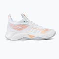 Încălțăminte de volei pentru femei  Mizuno Wave Dimension white/peach parfait/halogen blue 2