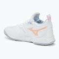 Încălțăminte de volei pentru femei  Mizuno Wave Dimension white/peach parfait/halogen blue 3