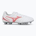 Încălțăminte de fotbal pentru copii Mizuno Monarcida Neo III Select Jr MD white/radiant red 2