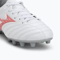 Încălțăminte de fotbal pentru copii Mizuno Monarcida Neo III Select Jr MD white/radiant red 7