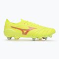 Încălțăminte de fotbal pentru bărbați Mizuno Morelia Neo IV β Elite MIX safety yellow/fiery coral 2/safety yellow 2