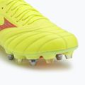 Încălțăminte de fotbal pentru bărbați Mizuno Morelia Neo IV β Elite MIX safety yellow/fiery coral 2/safety yellow 7