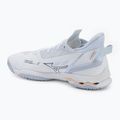 Încălțăminte de handbal pentru femei Mizuno Wave Mirage 5 white/navy peony/peach parfait 3