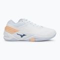 Încălțăminte de handbal pentru femei  Mizuno Wave Stealth Neo white/navy peony/peach parfait 2