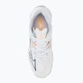 Încălțăminte de volei pentru femei Mizuno Wave Lightning Z8 white/navy peony/peach parfait 5