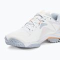 Încălțăminte de volei pentru femei Mizuno Wave Lightning Z8 white/navy peony/peach parfait 7