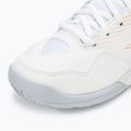 Încălțăminte de volei pentru femei Mizuno Cyclone Speed 4 white/peach parfait/halogen blue 7