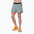 Pantaloni scurți de alergare pentru bărbați Mizuno ER 5.5 2in1 lead/nasturtium