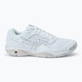 Încălțăminte de handbal pentru femei Mizuno Wave Phantom 3 white/aleutian/cloud pink 2