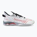 Încălțăminte de handbal pentru bărbați Mizuno Wave Mirage 5 white/salsa/black 2