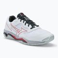 Încălțăminte de handbal pentru bărbați Mizuno Wave Phantom 3 white/salsa/black