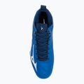 Încălțăminte de volei pentru femei Mizuno Wave Dimension Mid mugen blue/white/estate blue 5