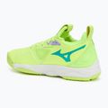 Încălțăminte de volei Mizuno Wave Momentum 3 neo lime/black/splish splash 3