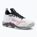 Încălțăminte de volei pentru bărbați Mizuno Wave Momentum 3 white/salsa/black