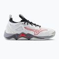 Încălțăminte de volei pentru bărbați Mizuno Wave Momentum 3 white/salsa/black 2