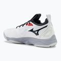 Încălțăminte de volei pentru bărbați Mizuno Wave Momentum 3 white/salsa/black 3