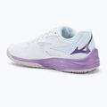 Încălțăminte de volei pentru copii Mizuno Lightning Star Z7 white/patrician purple/quince 3