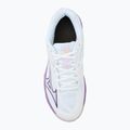 Încălțăminte de volei pentru copii Mizuno Lightning Star Z7 white/patrician purple/quince 5