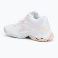 Încălțăminte de volei pentru femei Mizuno Wave Lightning Z8 Mid white/aleutian/cloud pink 3