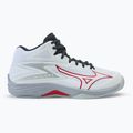 Încălțăminte de volei pentru bărbați Mizuno Thunder Blade Z Mid white/salsa/black 2