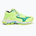 Încălțăminte de volei Mizuno Wave Lightning Z8 Mid neo lime/black/splish splash 2