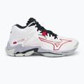 Încălțăminte de volei Mizuno Wave Lightning Z8 Mid white/salsa/black 2